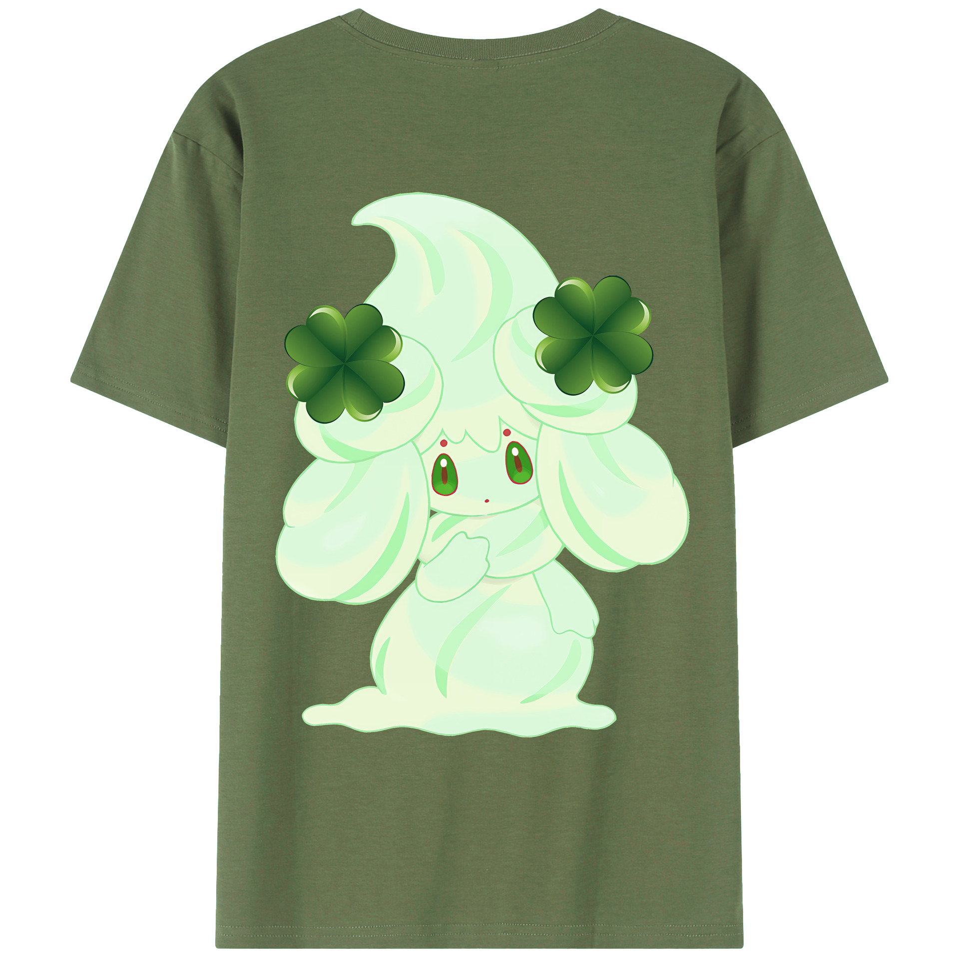 （画像用） ポケットモンスター Pokémon 綿100％ メンズ半袖Tシャツ（バックプリント） 通気性